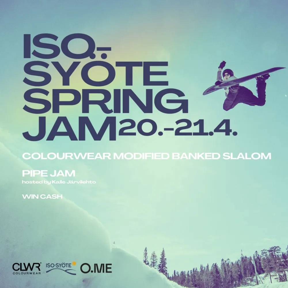 iso-syöte spring jam juliste