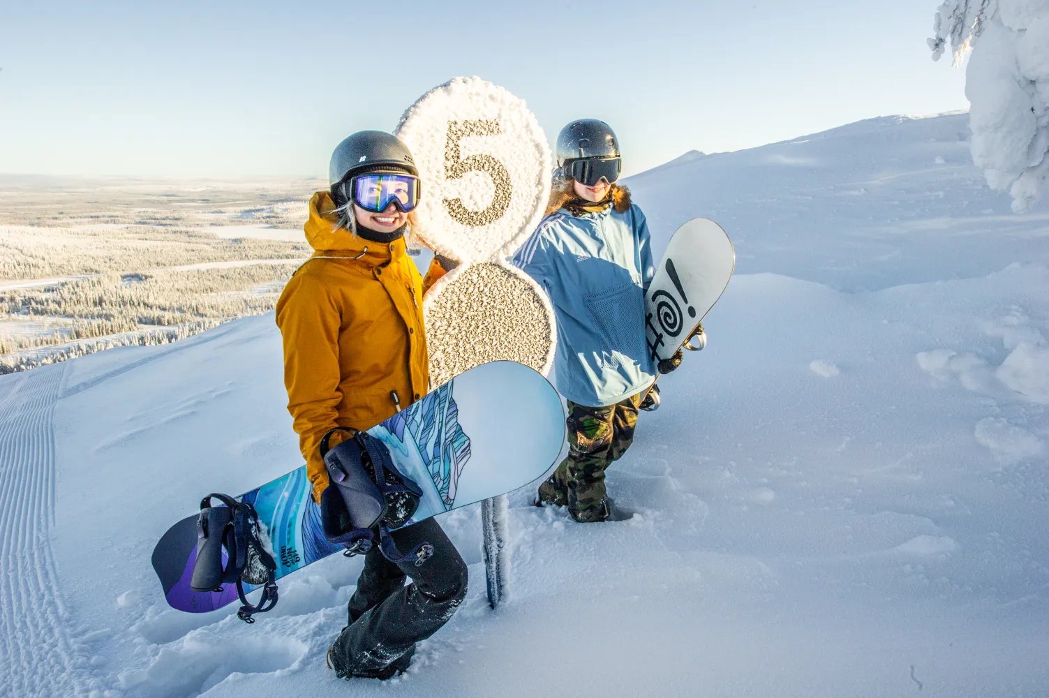 Iso-Syötteen rinteet ovat monipuoliset