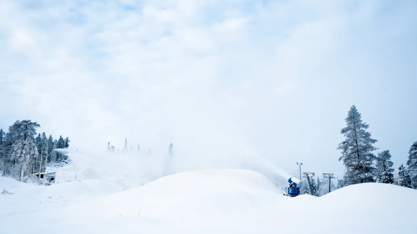 Lumetusta SnowParkissa Iso-Syötteellä