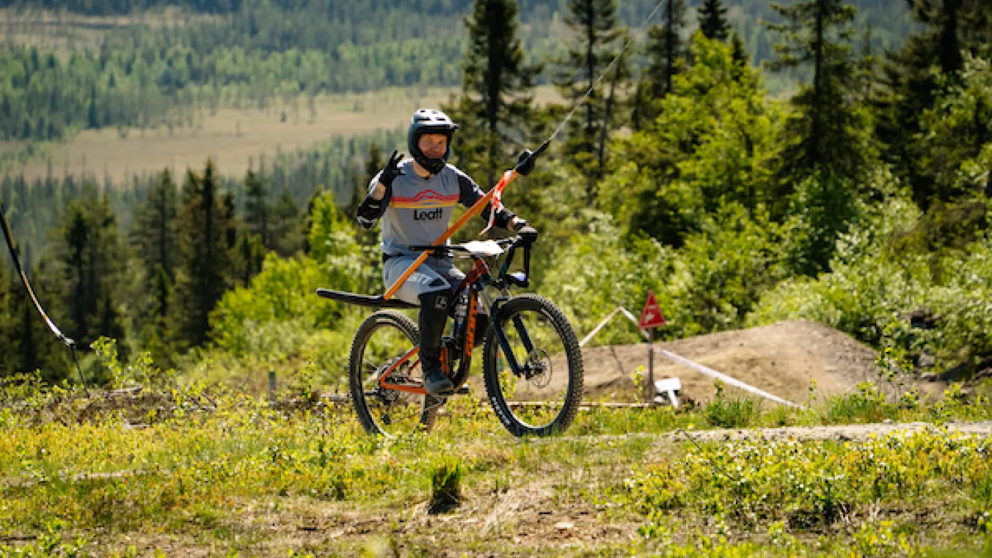 Iso-Syöte bikepark hississä