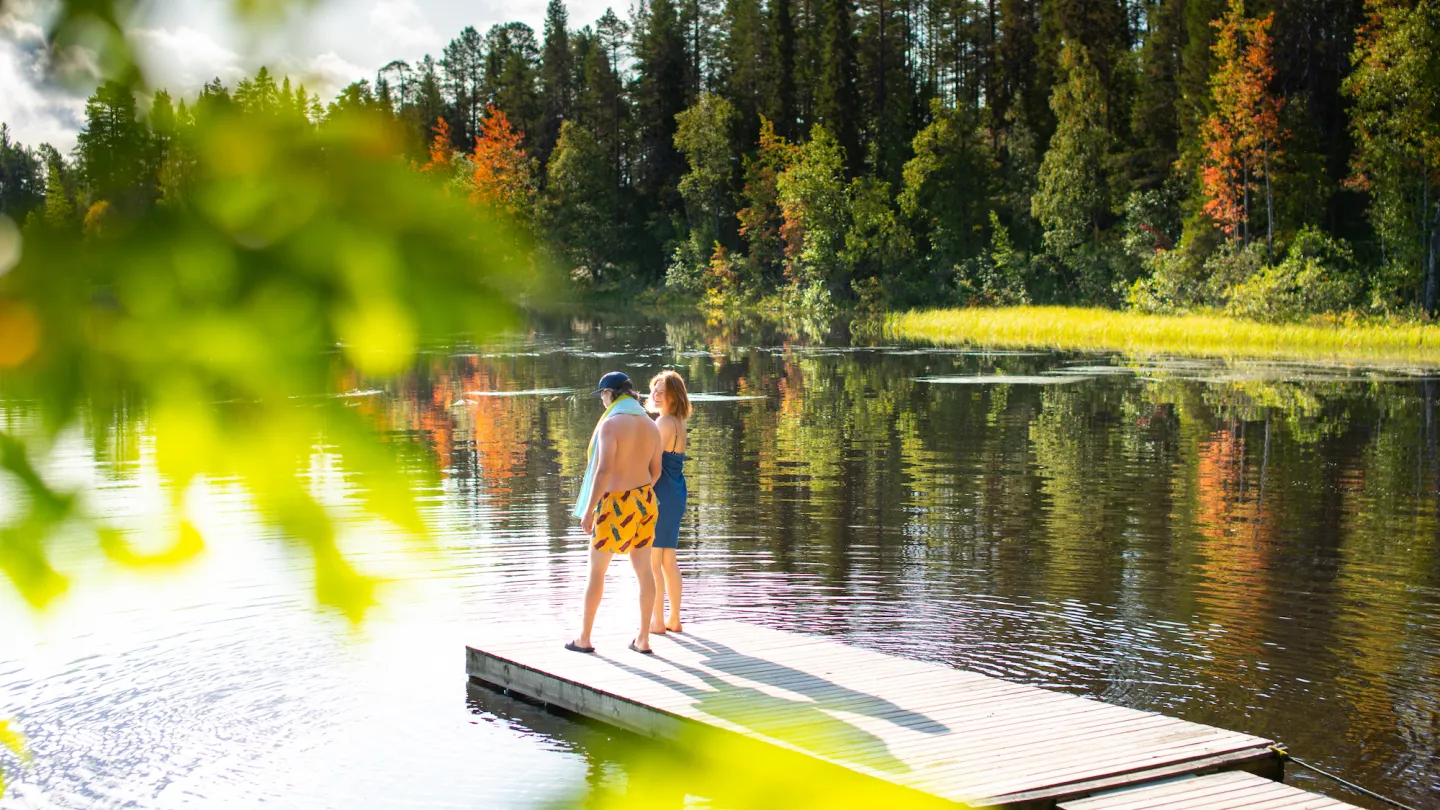 Iso-Syötteen parhaat uimapaikat on helppo löytää